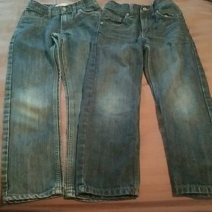 Boys Levi and Lee slim fit jeans